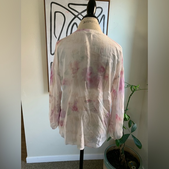 Z Supply Bayfront Watercolor Oven Top Women’s Small EUC Flowy Lightweight - Picture 10 of 10